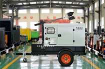 華全戶外施工用柴油發(fā)電機(jī)組完工，為用戶提供備用電源